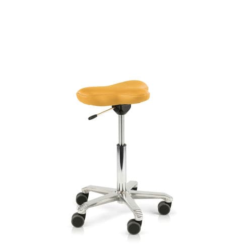 Healthcare facility stool - Jolly - Score BV - medical / height-adjustable / on casters