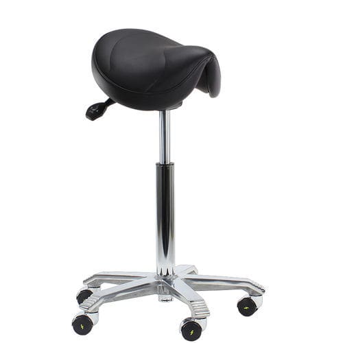 Healthcare facility stool - Amazone  - Score BV - for clean rooms / height-adjustable / on casters