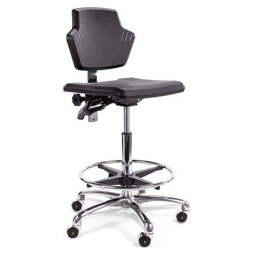 Adult office chair - Spirit 1502 ESD - Score BV - with armrests / with high backrest / on castors