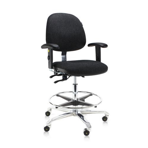 Adult office chair - Ergo 2301 ESD - Score BV - with armrests / on casters / with high backrest