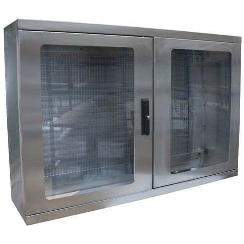 Hospital cabinet - Armoire GM - CAHOUET S.A. - with door / stainless steel