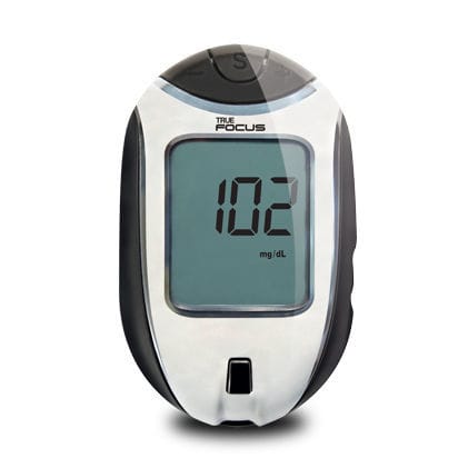 Blood glucose meter with blood ketone meter - TRUE FOCUS™ - Trividia Health - no coding