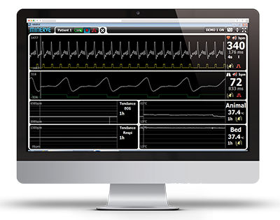 Laboratory biosignal acquisition system - PHYSIOGUARD II - MINERVE - for animal research / for veterinary diagnosis / 1-channel