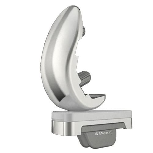 Unicondylar knee prosthesis - GMK® UNI - Medacta - fixed-bearing / cemented or non-cemented