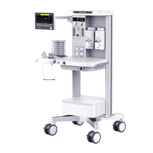 Trolley-mounted anesthesia workstation - X35 - Siriusmed - with respiratory monitoring / with gas scavenging system / with electronic gas mixer