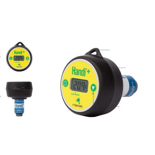 Oxygen analyzer - Handi+ Scuba - Maxtec - for medical devices / portable / compact