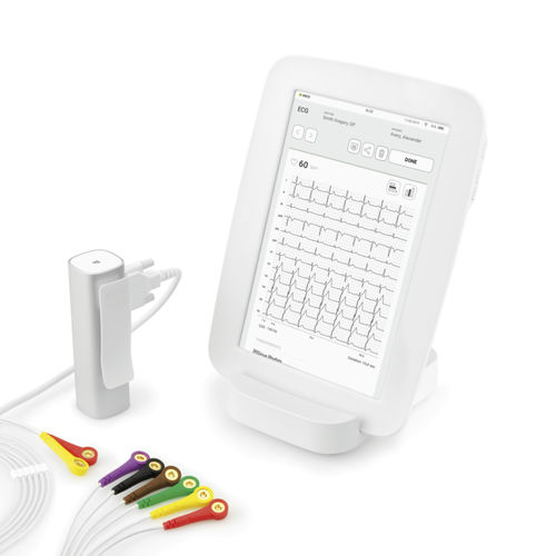 Resting electrocardiograph - MESI mTABLET ECG - MESI - 12-channel / tablet-based / with touchscreen