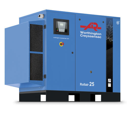 Not specified air compressor - ROLLAIR 20-34 - Worthington Creyssensac - screw / stationary / lubricated