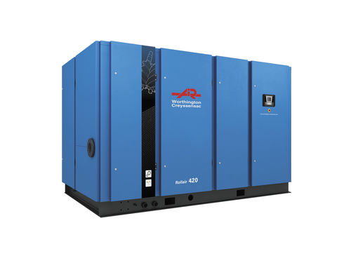 Medical air compressor - ROLLAIR 270E-420 - Worthington Creyssensac - screw / stationary / lubricated