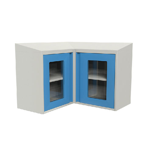 Hospital cabinet - JDGDG111-J - Jingdong Technology - with door / wall-mounted / blue