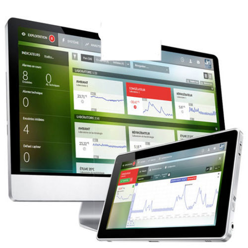 Temperature monitoring system - MySirius - JRI - humidity / pressure / laboratory