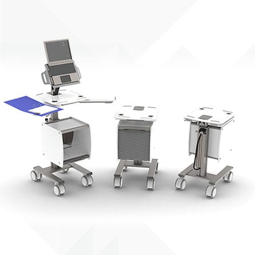 Medical computer trolley - CASENOTE CN-10 - SYSTMZ - mobile