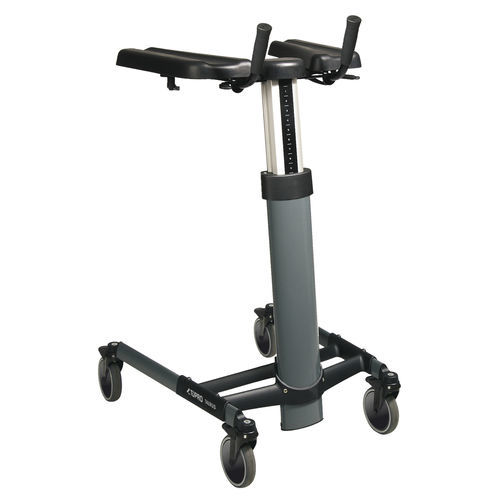 4-wheel mobility walker - TAURUS - SYSTMZ - bariatric / height-adjustable / with elbow-rest