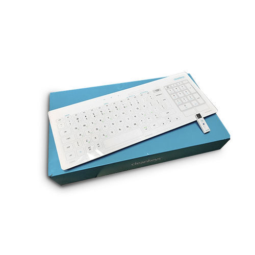 Keyboard with numeric keypad - Cleankeys - SYSTMZ - silicone / wireless / USB