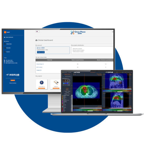 Data analysis software - AQUILAB - image analysis / data management / clinical trial management