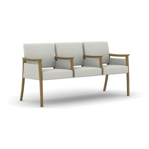 Waiting room beam chair - Modern Amenity - Carolina - with armrests / with table / 3-seater