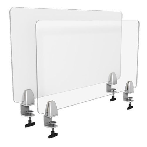 Fixed hospital privacy screen - Sector - IDEON - options / adjustable