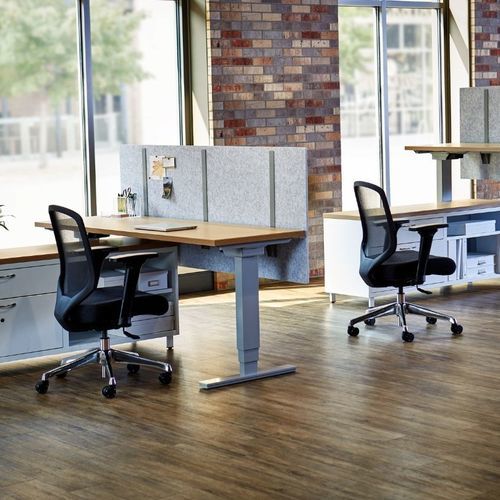 Rectangular desk - Toggle® - KI - square / electric / height-adjustable