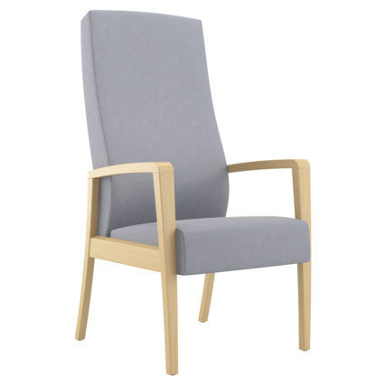 Chair with armrests - monroe - WIELAND - with high backrest / bariatric