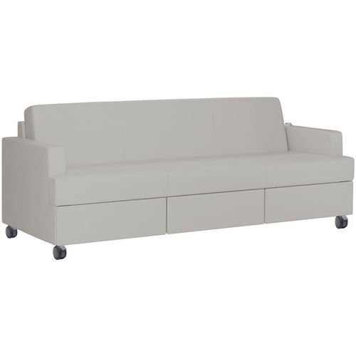 Patient room sofa-bed - 622 series - WIELAND - 3-seater