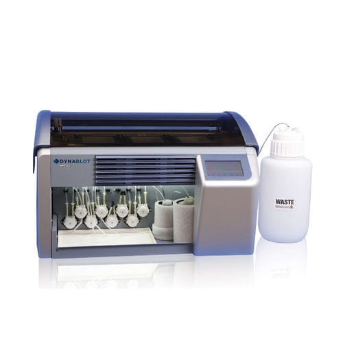 Automated sample processor - DYNABLOT HEAT - Fujirebio - compact