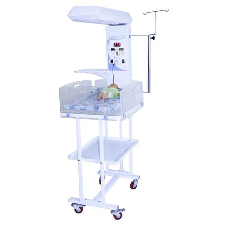 Infant radiant warmer with phototherapy lamp - IW4000 - AVI Healthcare - on casters