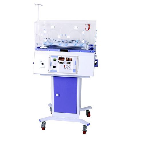 Neonatal incubator on casters - PBI series - AVI Healthcare - height-adjustable