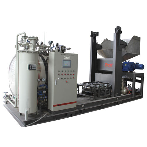 Medical waste treatment system - 700-2000 L | MWS series - Gient - fully-automatic / with shredder / with sterilizer