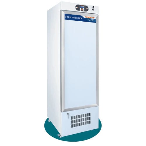 Blood plasma freezer - EF 150 - EMSAS - laboratory / on casters / 1-door
