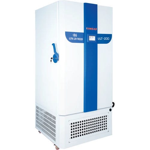 Blood plasma freezer - ULT 200  - EMSAS - cabinet / 1-door / corrosion-resistant