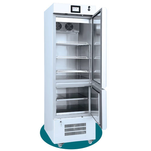 Laboratory refrigerator - EKT-D 425 - EMSAS - cabinet / on casters / 2 doors