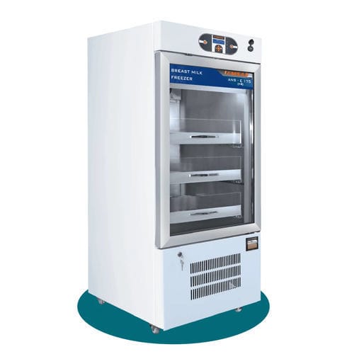 Breast milk refrigerator - ANS-E 175 - EMSAS - cabinet / on casters / 1-door