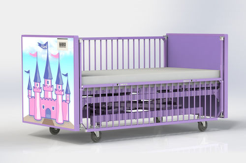 Hospital bed - LAURIE  - HARD Manufacturing CO., INC - electric / pediatric / height-adjustable