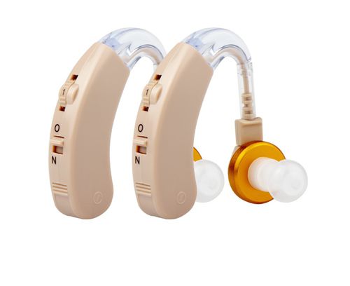 BTE hearing aid - JH-117 - Huizhou Jinghao Medical Technology - beige