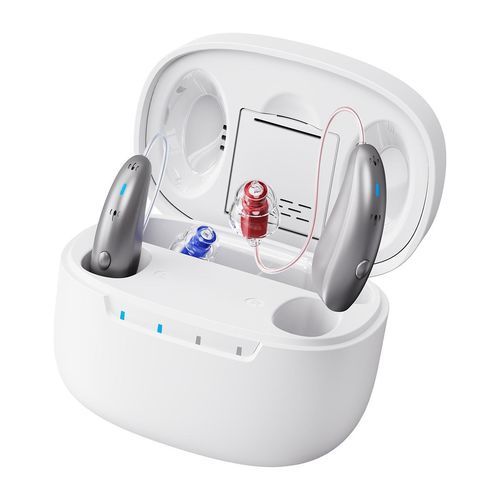 RIC hearing aid - JH-DW1B - Huizhou Jinghao Medical Technology - rechargeable / wireless / bluetooth®