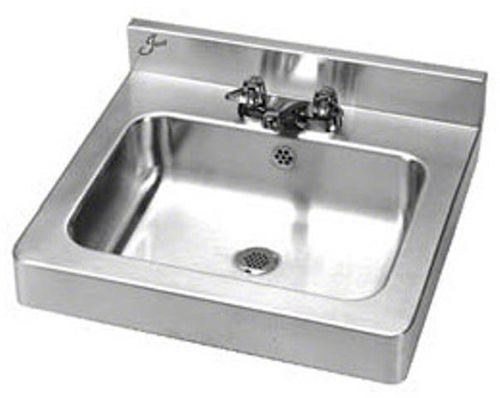 1-station sink - A-33338 - Just Manufacturing - stainless steel / wall-mount
