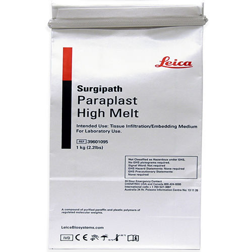 Paraffin wax reagent - Paraplast High Melt  - Leica Biosystems - reagent medium / for histology / for tissue embedding