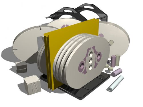 Radiation therapy test phantom - 002PRA - CIRS - pelvis
