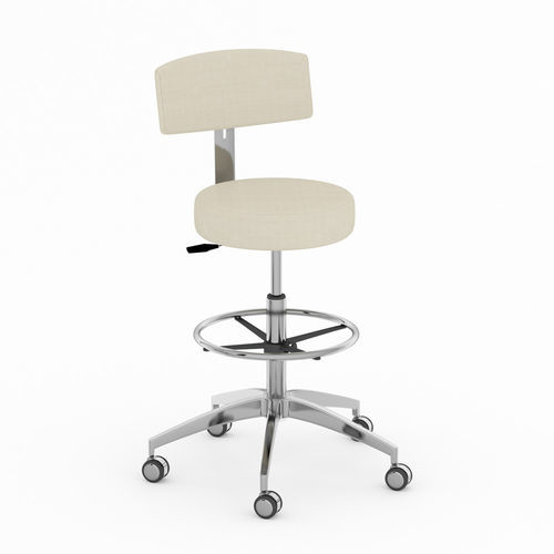 Office chair on casters - LIBRA - ERG international - pneumatic / height-adjustable / swivel