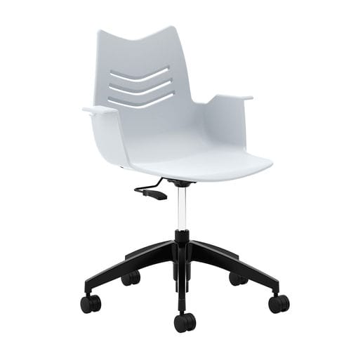 Waiting room office chair - Essay - National Office Furniture - on casters / with armrests / height-adjustable