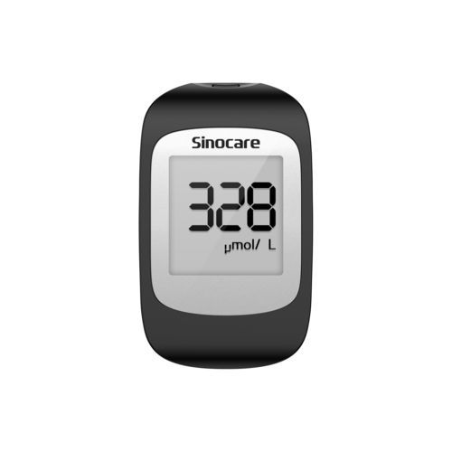 Uric acid blood glucose monitor - Safe AQ UAⅡ - Sinocare - no coding