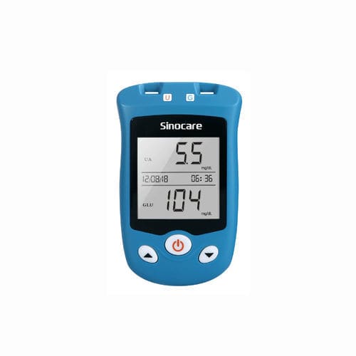 Automatic blood glucose meter - Safe AQ UG - Sinocare - uric acid / autocoding