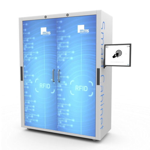 Hospital cabinet - SM019999986 - MEDICAL MODULAR SYSTEM S.A. (MMS) - with door / built-in / RFID technology