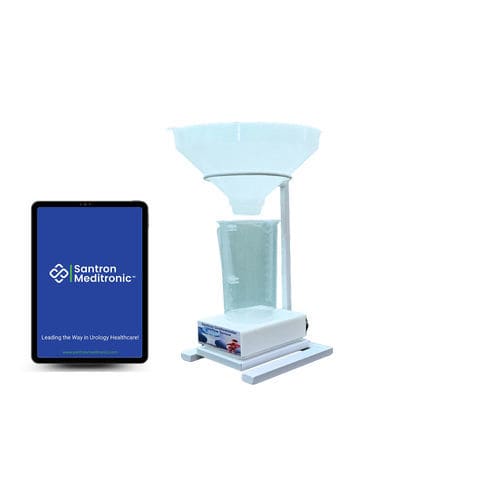Digital urinary flow meter - SANURO4WL-B - Santron Meditronic - with wireless connection