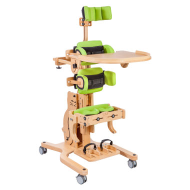 Pediatric standing frame - CAT II Invento™ - Akces-Med - on casters