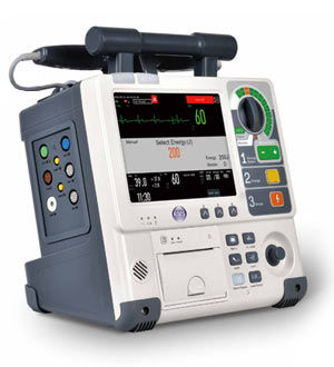 Automatic external defibrillator - Soter 301 - Recorders & Medicare Systems - with multi-parameter monitor / biphasic