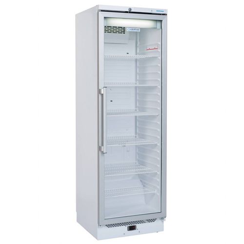Pharmacy refrigerator - MF 386 E - MEDIFROID - cabinet / 1-door / with glass door