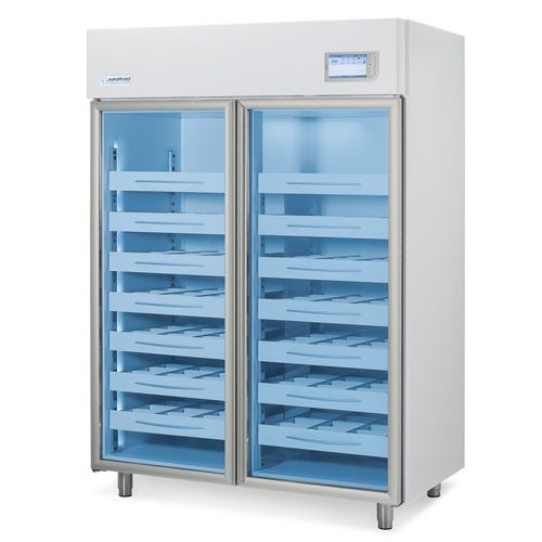 Blood bank refrigerator - MBB1500 - MEDIFROID - cabinet / on casters / 2 doors