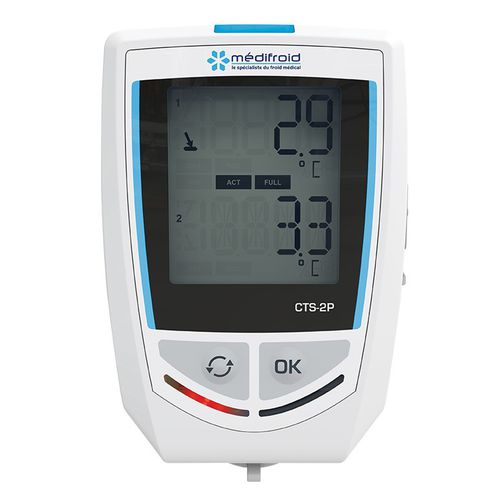 Temperature data-logger - CTS2P - MEDIFROID - for temperature traceability / with probe