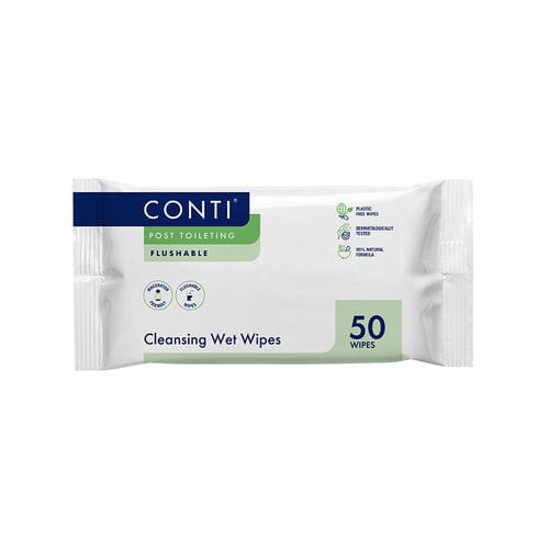 Body hygiene cleansing wipes - CWF050N - Vernacare - pack of 50